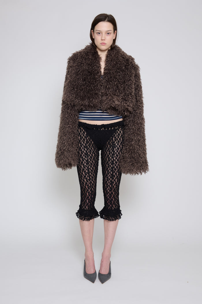 Espresso Cropped Jacket