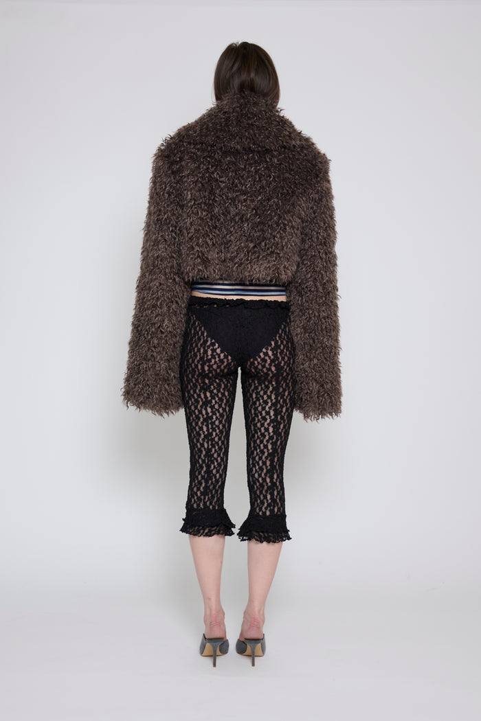 Espresso Cropped Jacket