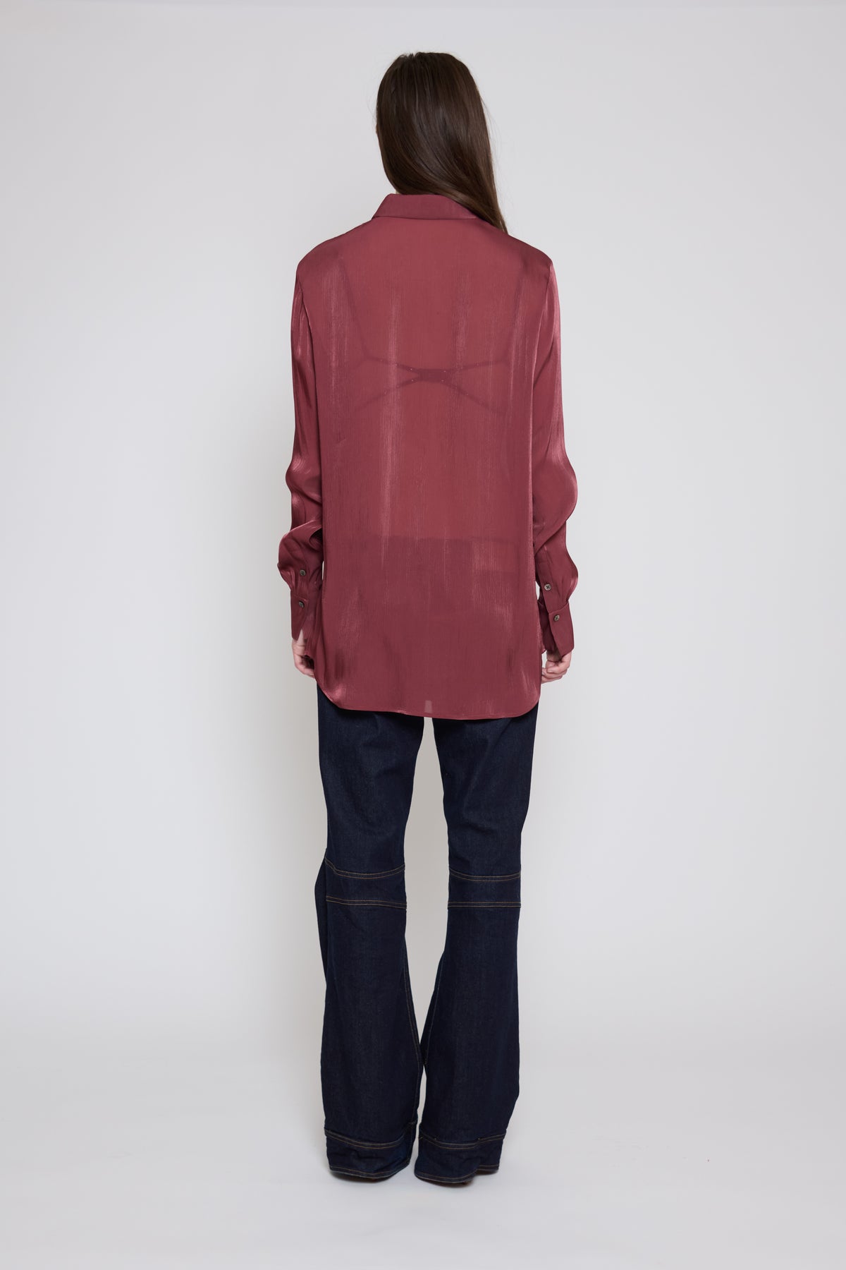 Wine Relaxed Button Down