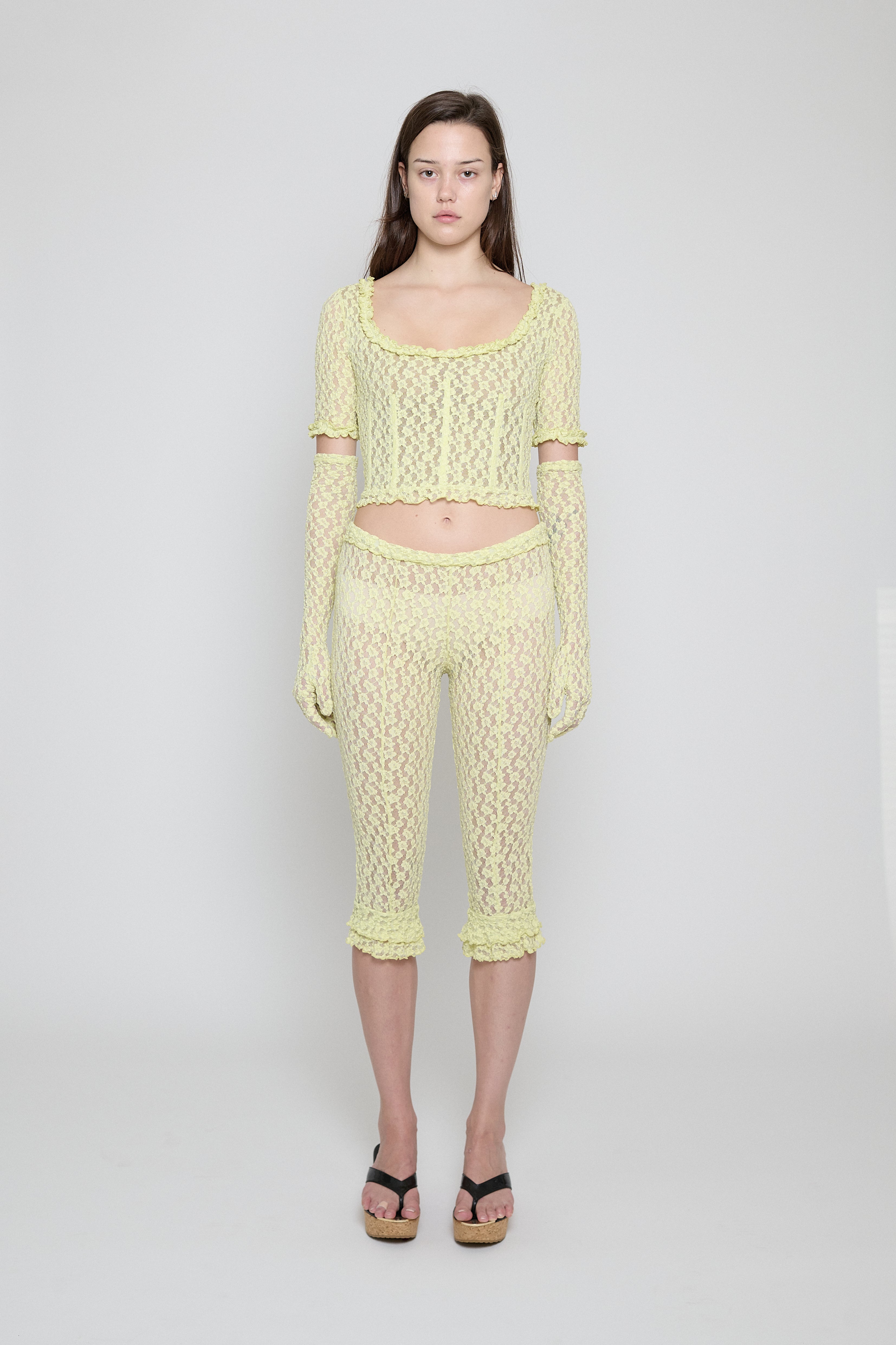 Citron Stretch Lace Corset Top *excluded from sale* – PRISCAVera