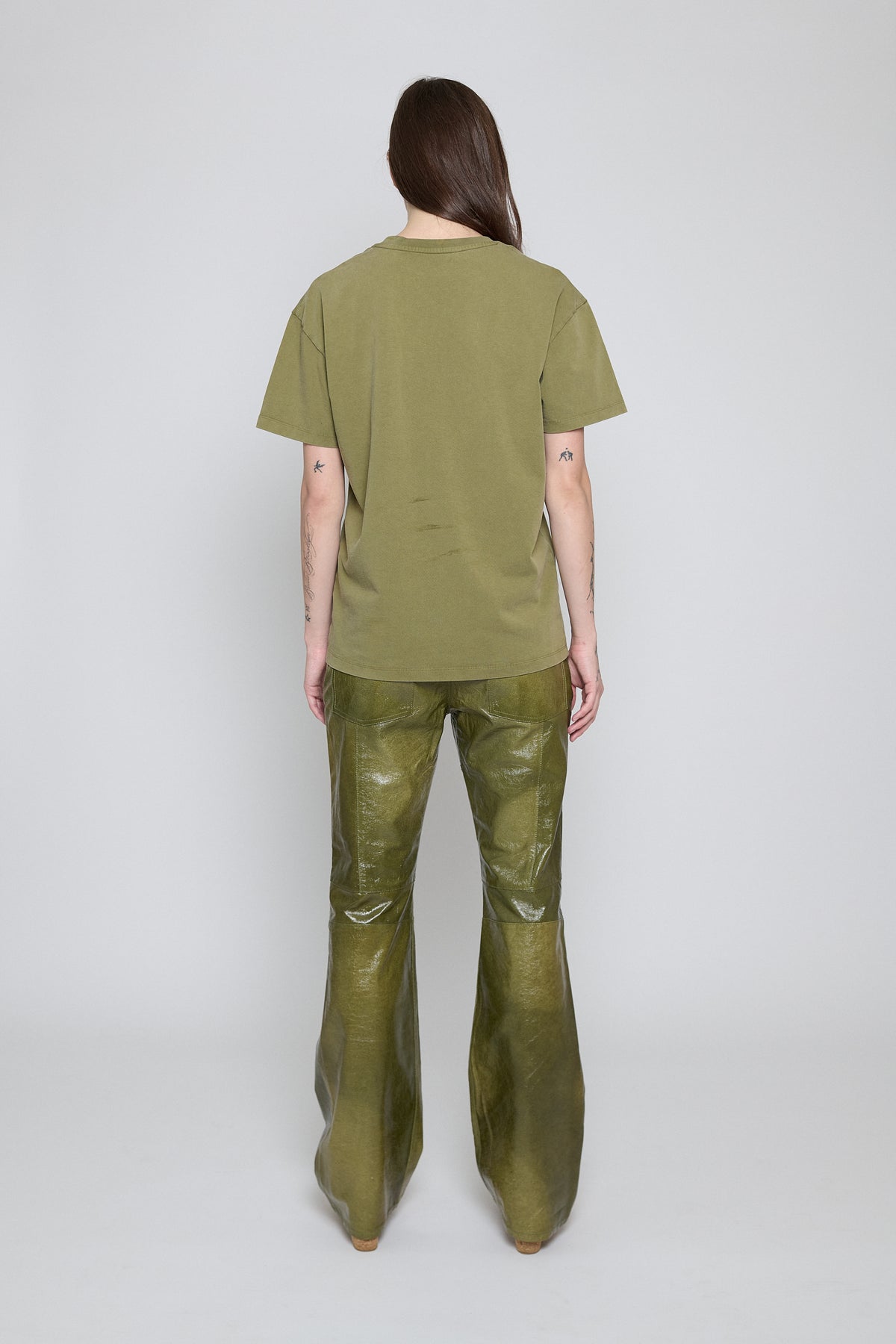 Olive PV Tiger Printed Tee