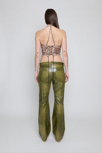 Tiger Sequin Halter Top - Pre Order