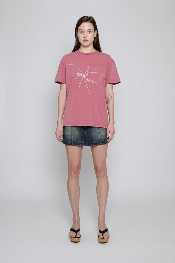 Blush Bedazzle Spider Tee - Pre Order