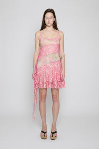 Multi Netting Lace Mini Dress - Pre Order