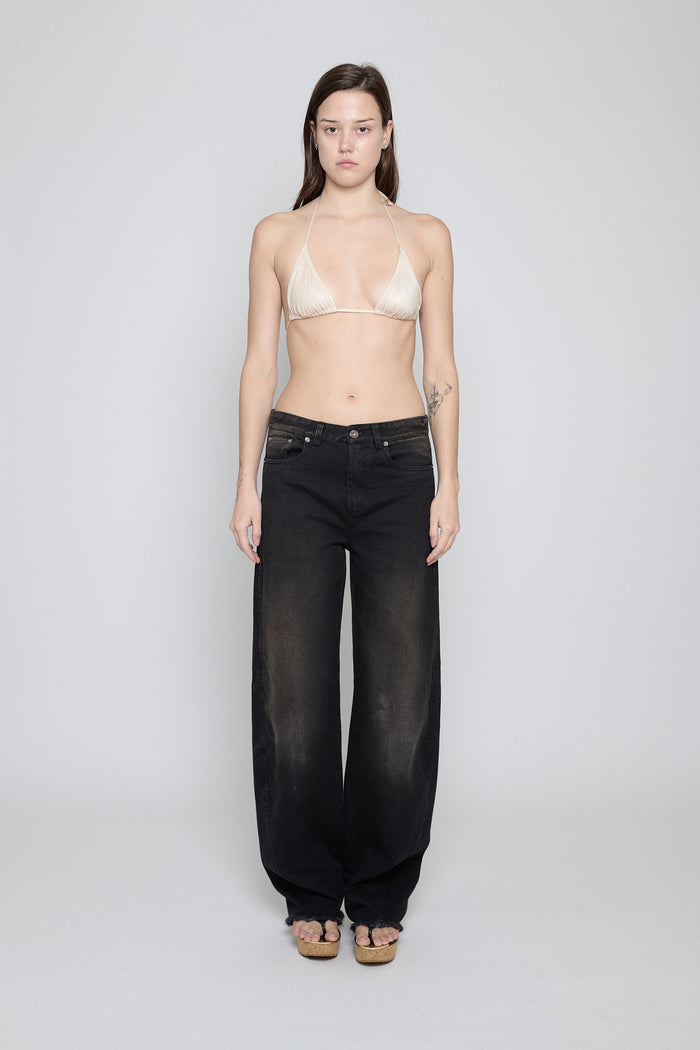 Black/Brown Cocoon Jeans