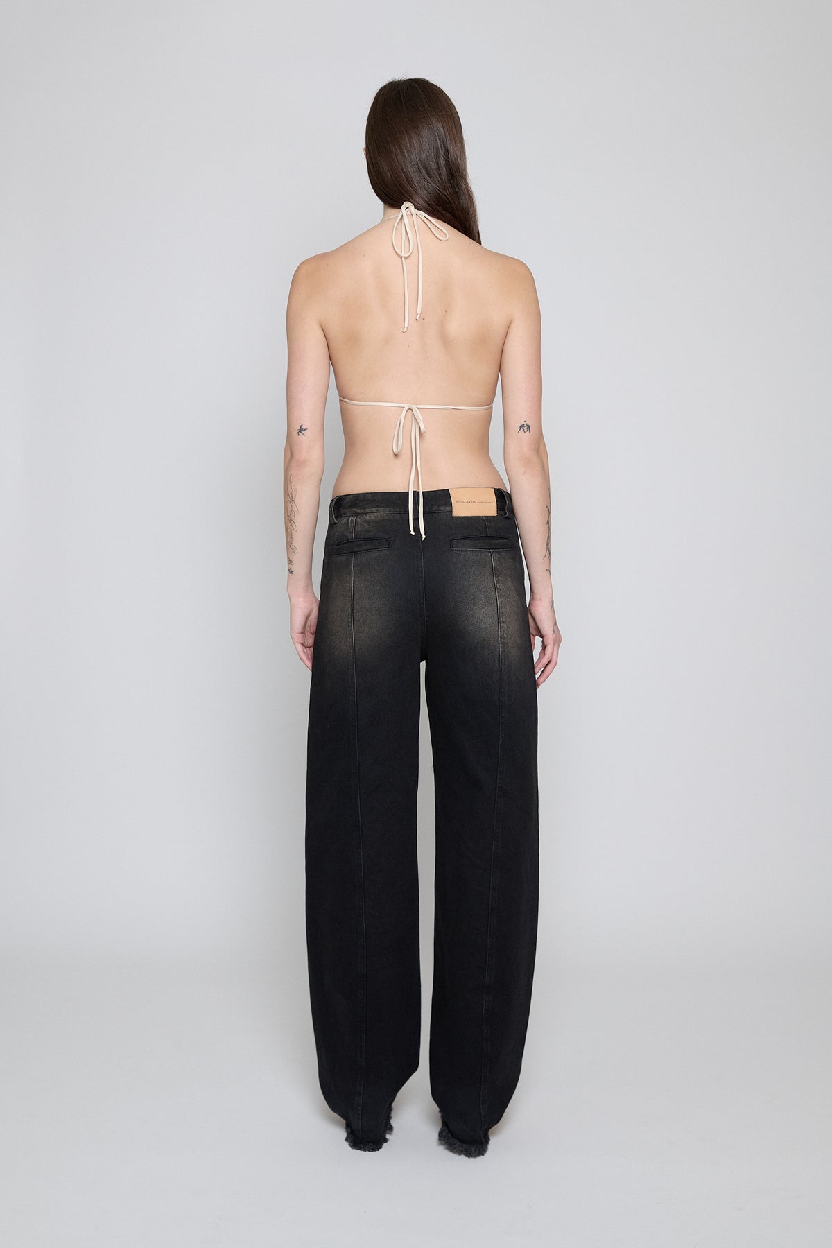 Black/Brown Cocoon Jeans