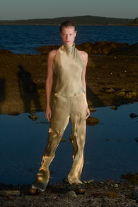 Olive Oil Relaxed Straight Leg Pants