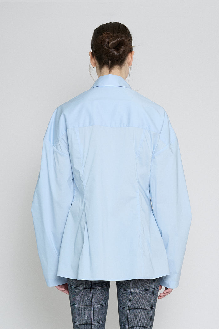 Classic Blue Laced Button Down