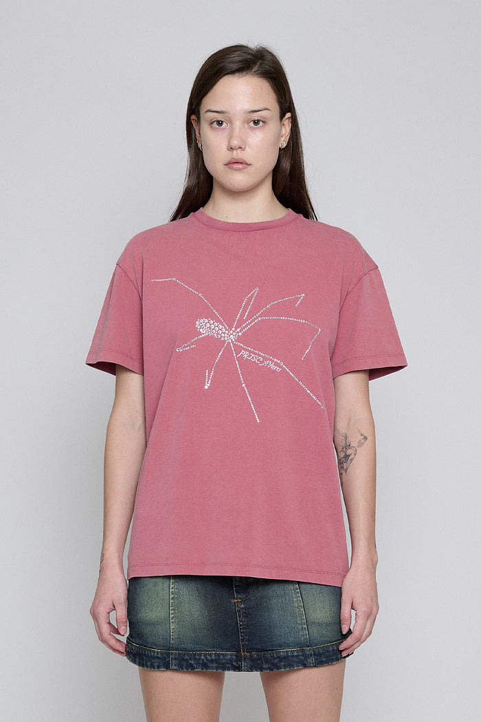 Blush Bedazzle Spider Tee - Pre Order
