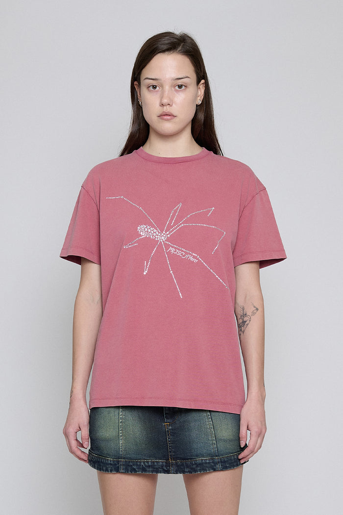 Blush Bedazzle Spider Tee