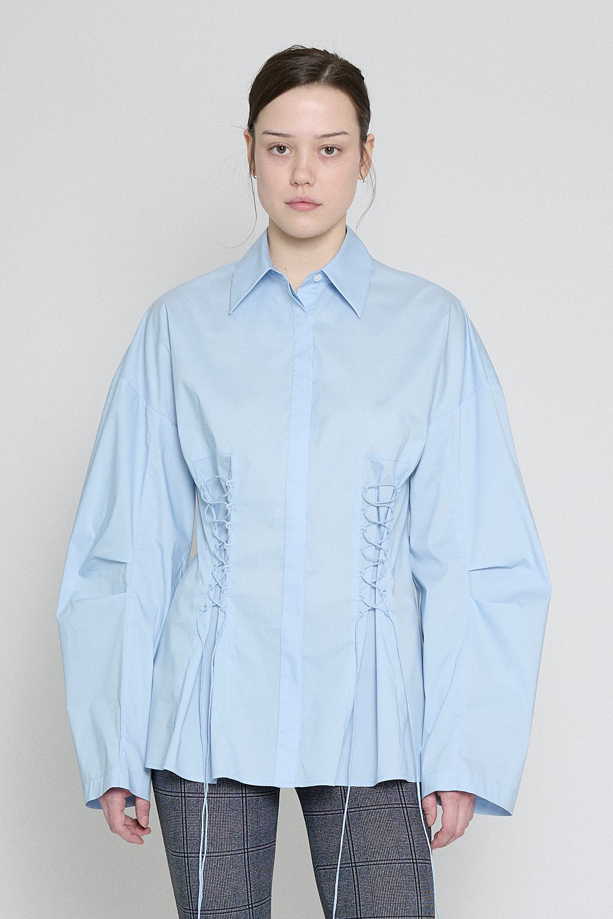 Classic Blue Laced Button Down