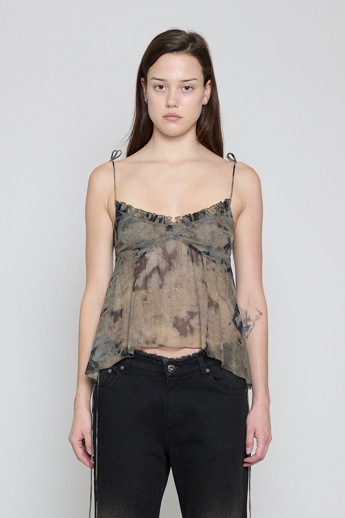 Dune Wash Chiffon Cami Top