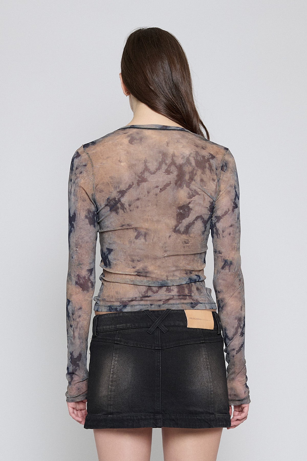 Dune Wash Mesh Long Sleeve Top