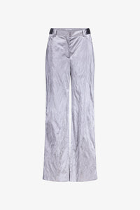 Silver Rainwear Straight Leg Pants