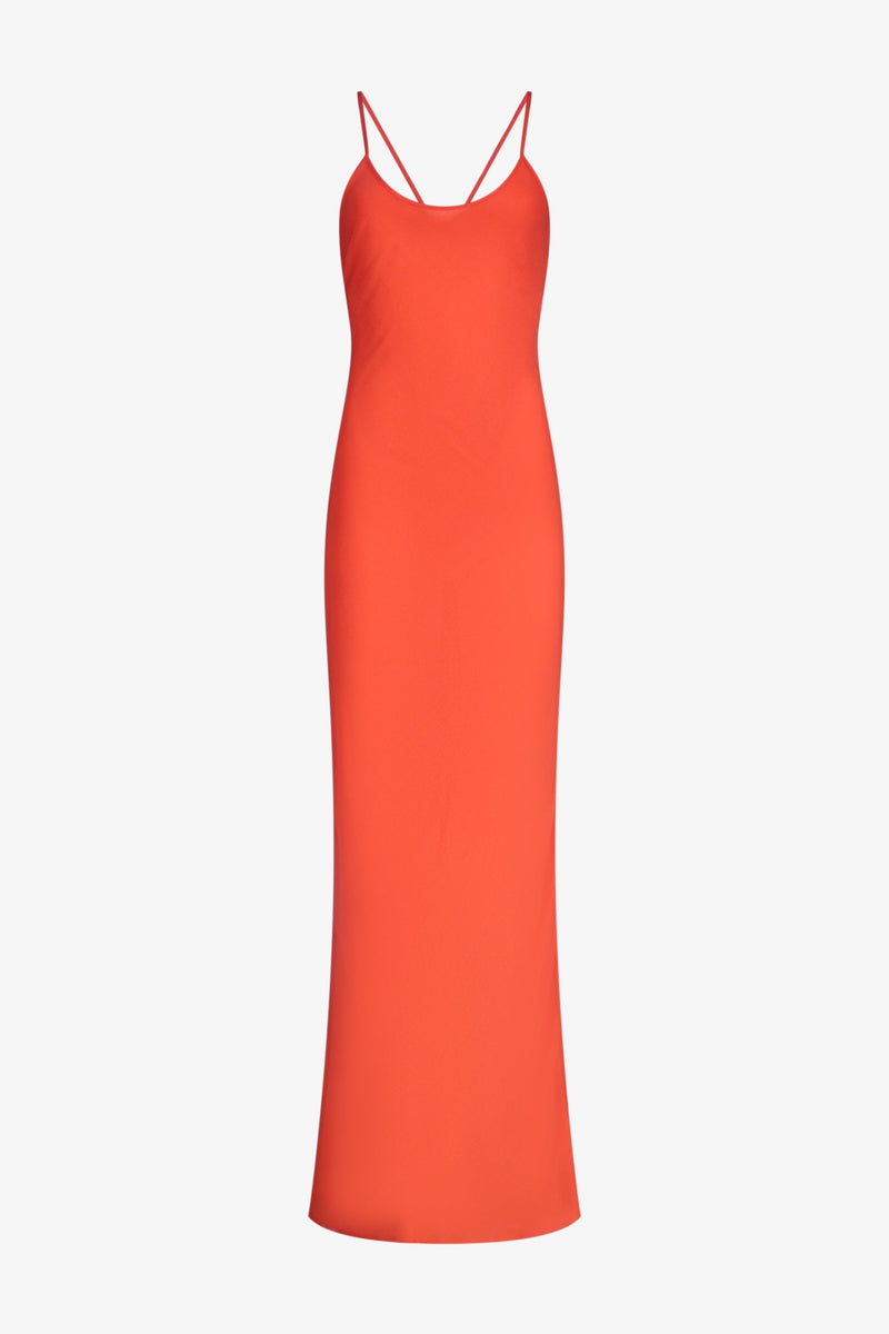 Blood Orange Keyhole Dress – PRISCAVera Blood Orange Keyhole Dress – PRISCAVera
