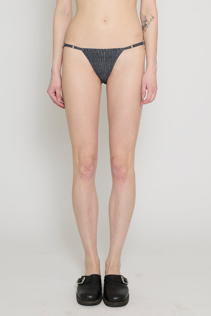 Glen Check Classic Bikini Bottom