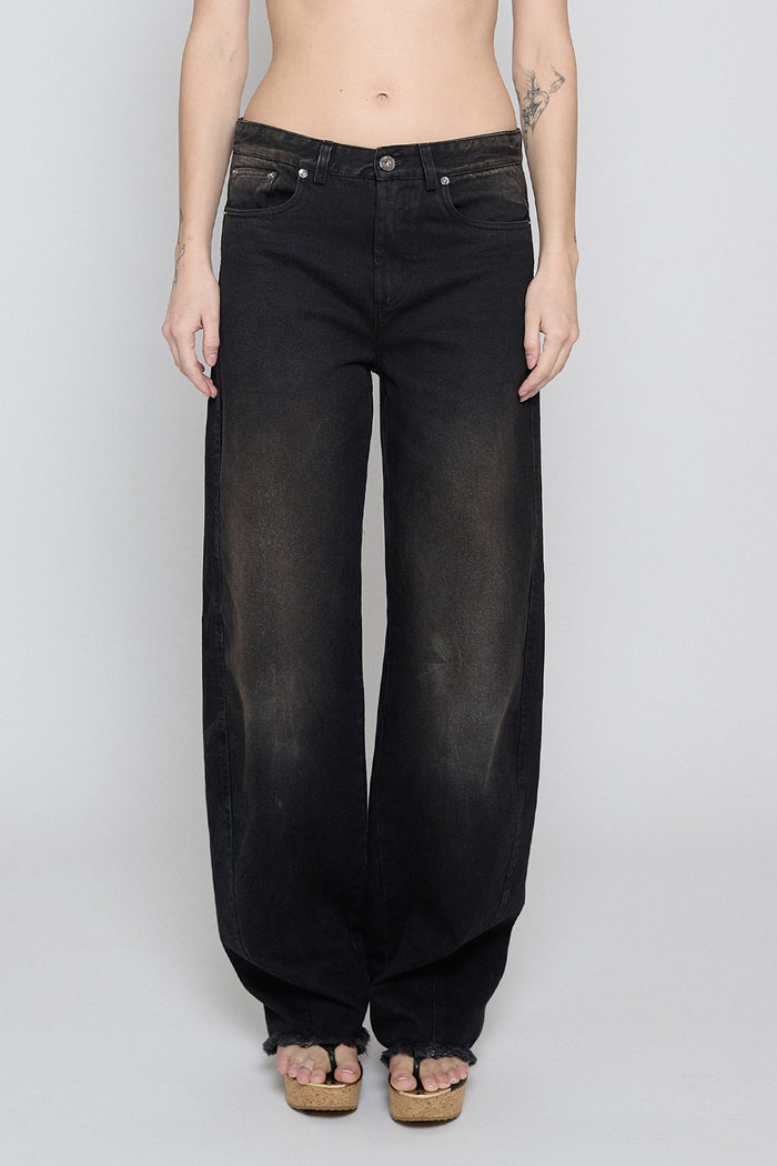 Black/Brown Cocoon Jeans