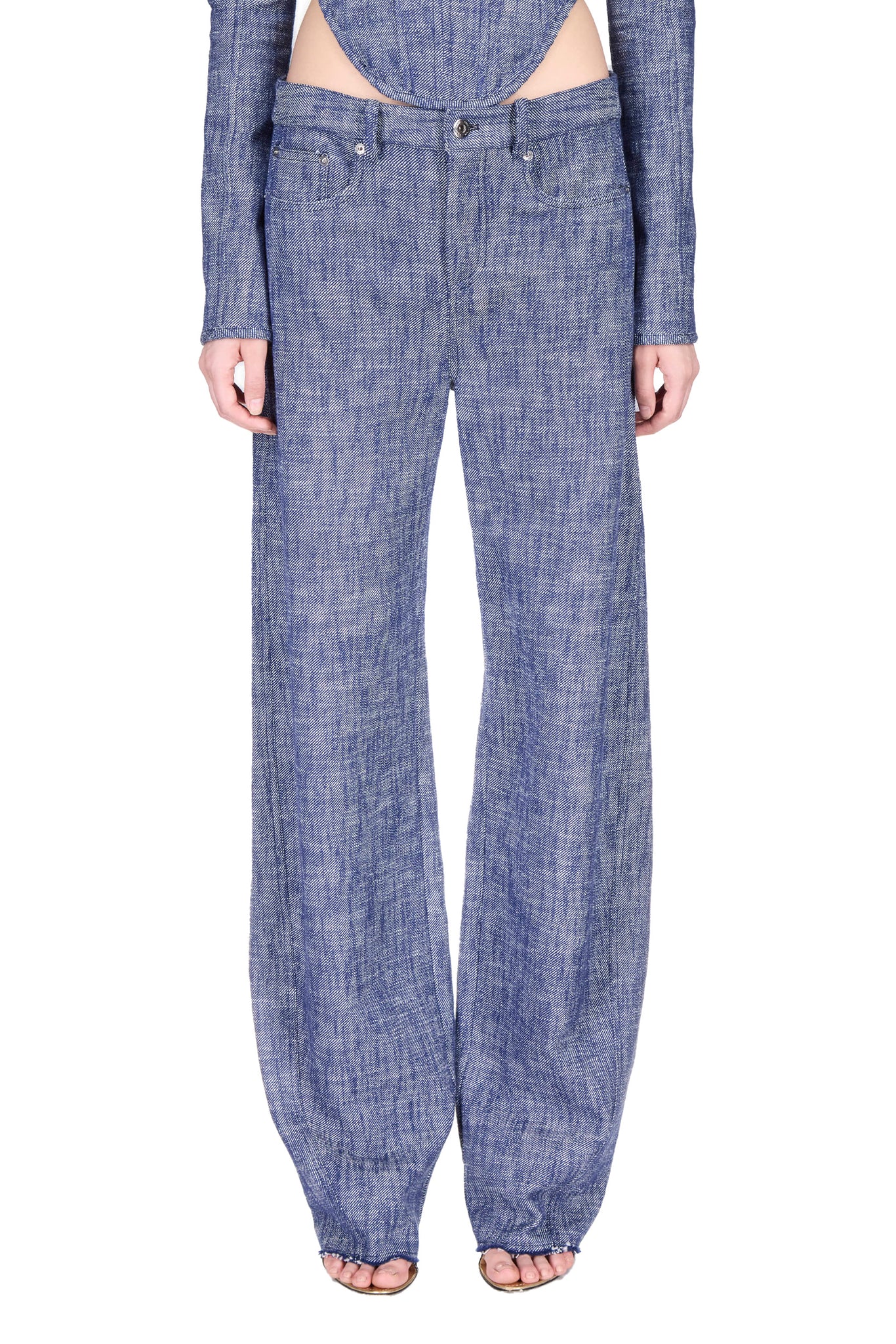 Navy Cocoon Trousers