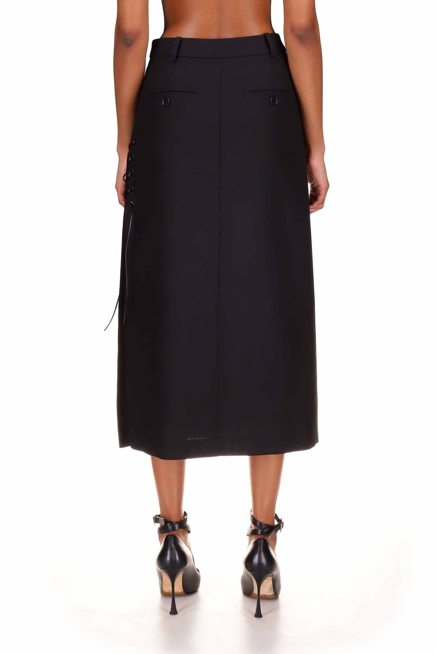 Unique Bargains Women's 2 Piece Long Sleeve Blazer and Pencil Skirt Outfit  Set XL Black - Walmart.com