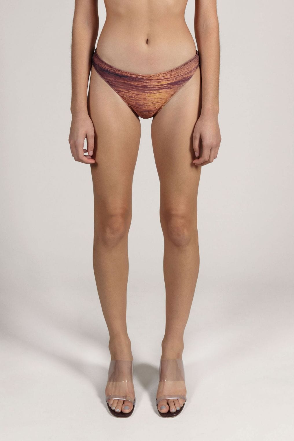 Sunset Printed Bikini Bottom